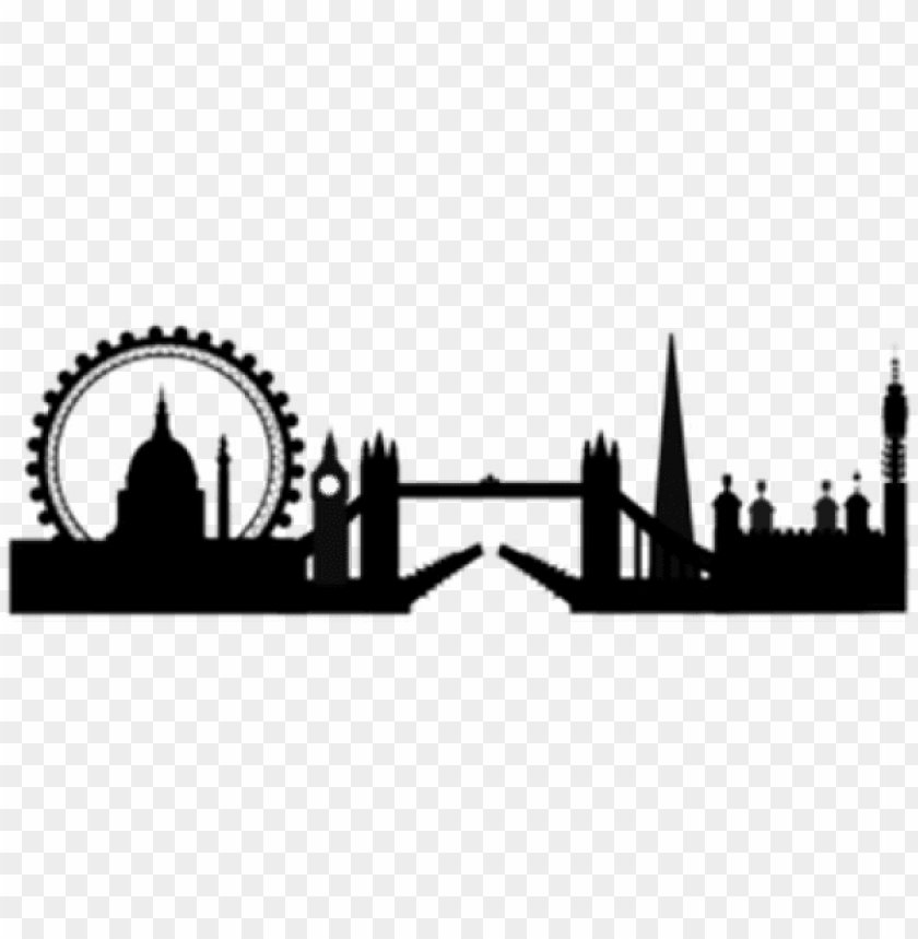 London Clipart Silhouette London Skyline Silhouette Png Image With Transparent Background Toppng