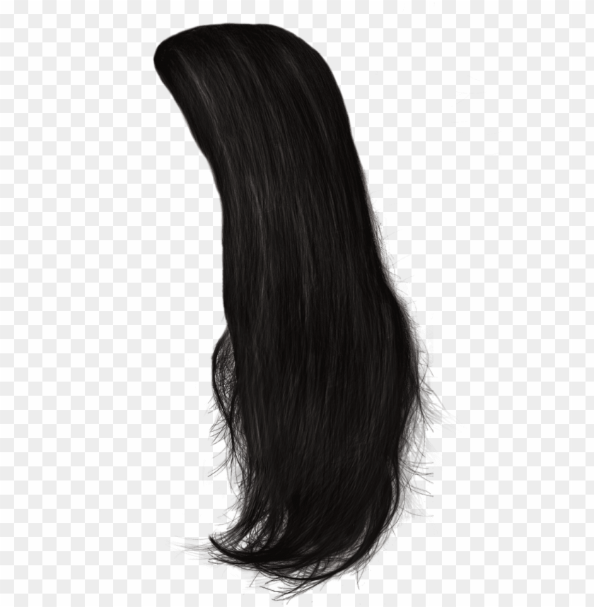 long black hair PNG image with transparent background | TOPpng