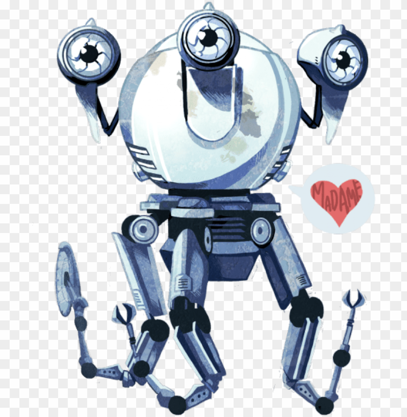 look at these dumb stickers i made of my robot son/robot - fallout 4 curie robot model PNG image with transparent background@toppng.com