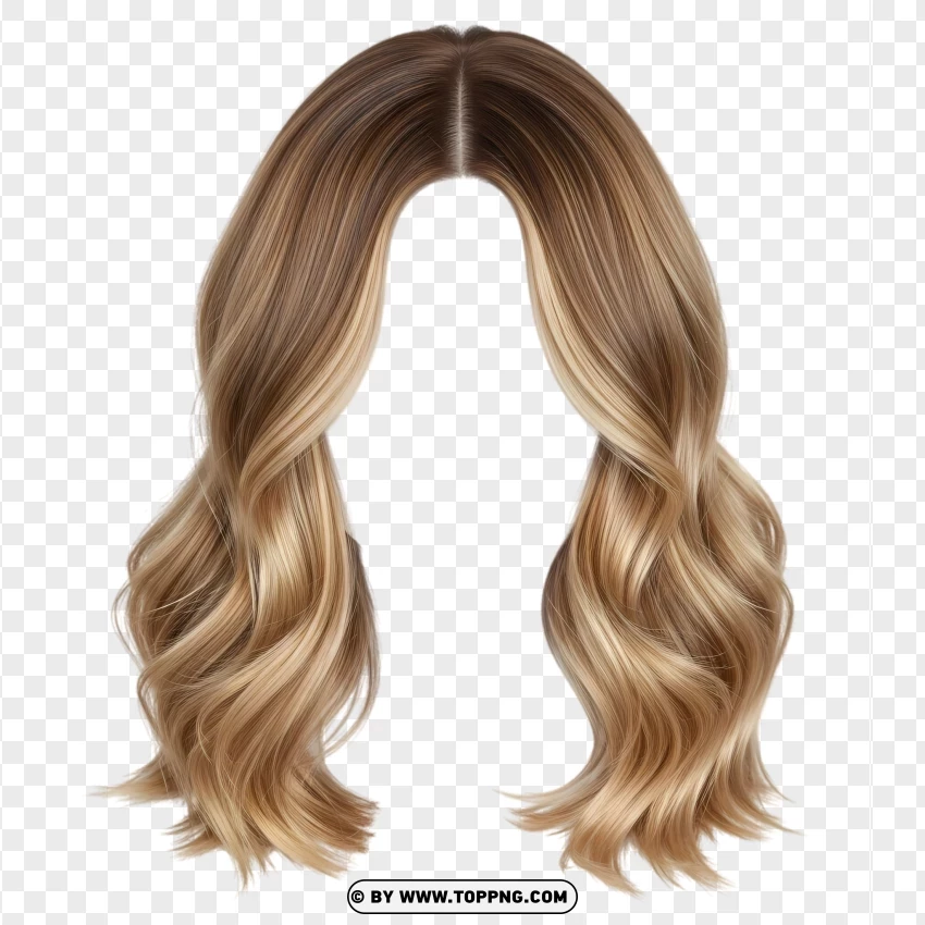 Blonde loose curls – beach waves, long, textured