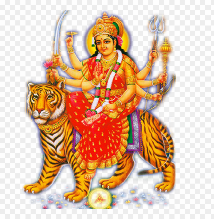 lord durga PNG image with no background - Image ID 36776