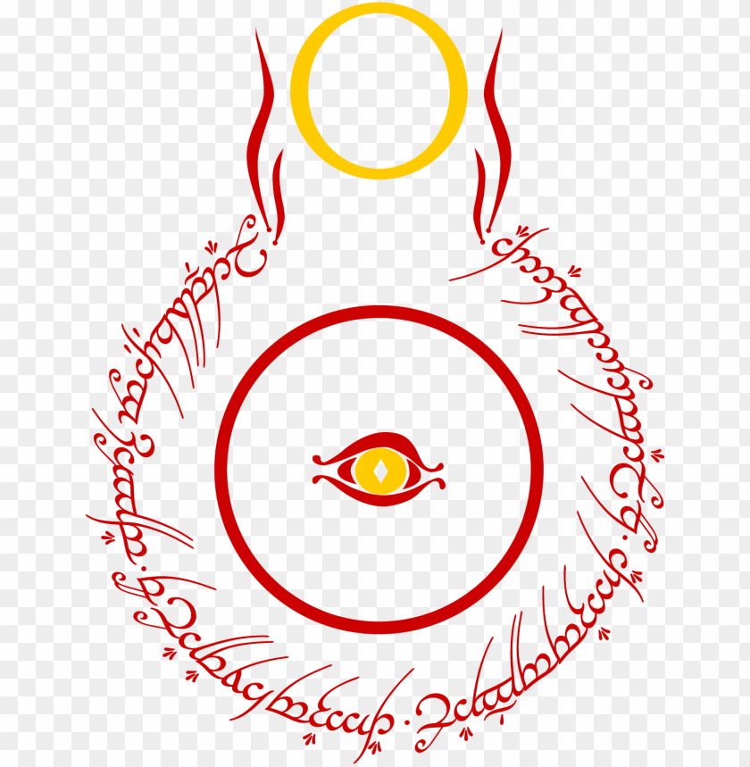lord of the rings eye of sauron symbol PNG transparent with Clear Background ID 215446