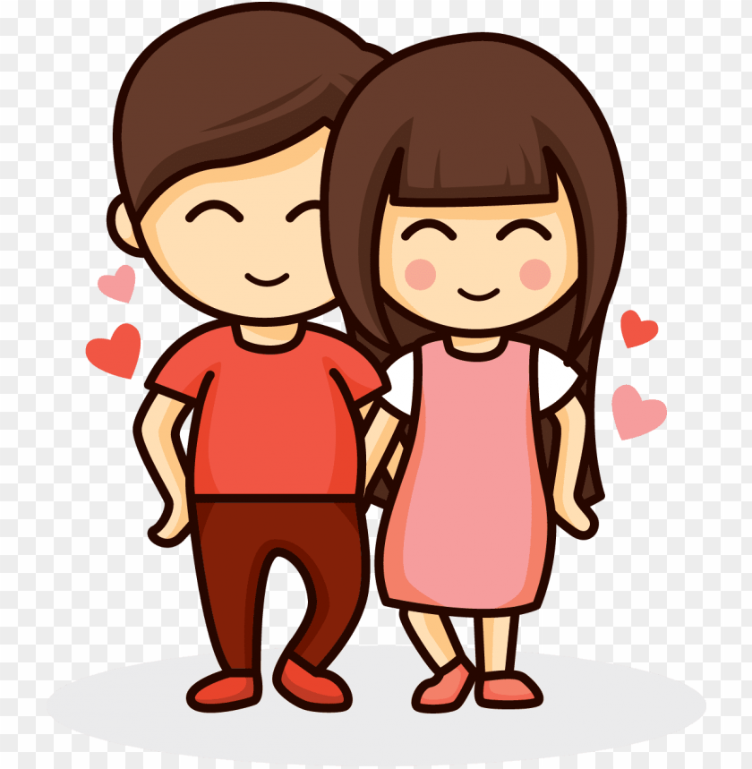 Download love couple drawing romance hug - romantic cartoon couple hu png -  Free PNG Images | TOPpng