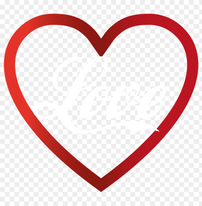 Download love heart transparent png images background | TOPpng