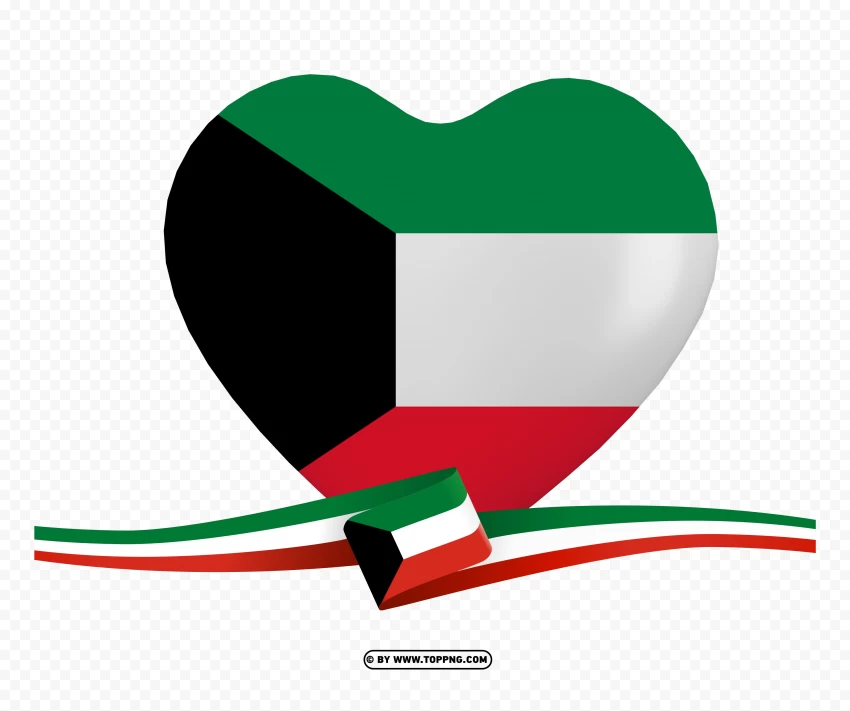  love kuwait flag symbol 3d heart flag png , kuwait national day png,kuwait national day,kuwait national day transparent png,kuwait,kuwait png,kuwait transparent png
