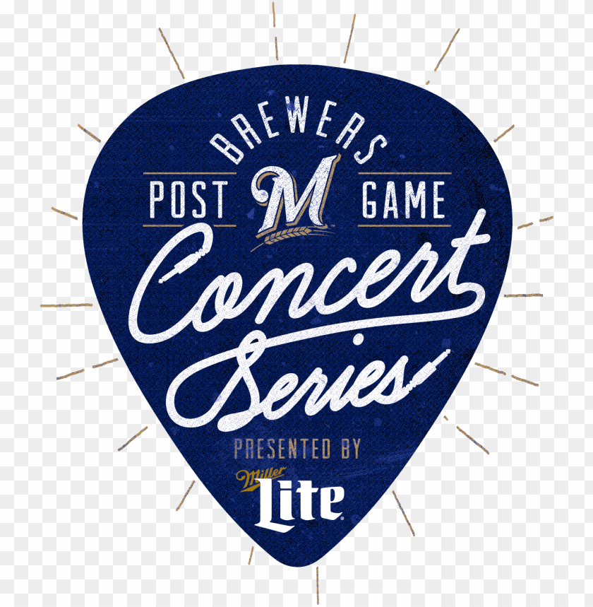 love the brewer's concert series logo - milwaukee brewers PNG image with transparent background@toppng.com