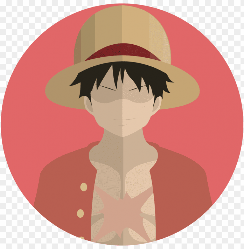 luffy icon by classy blue luffy icon png - Free PNG Images ID 126581