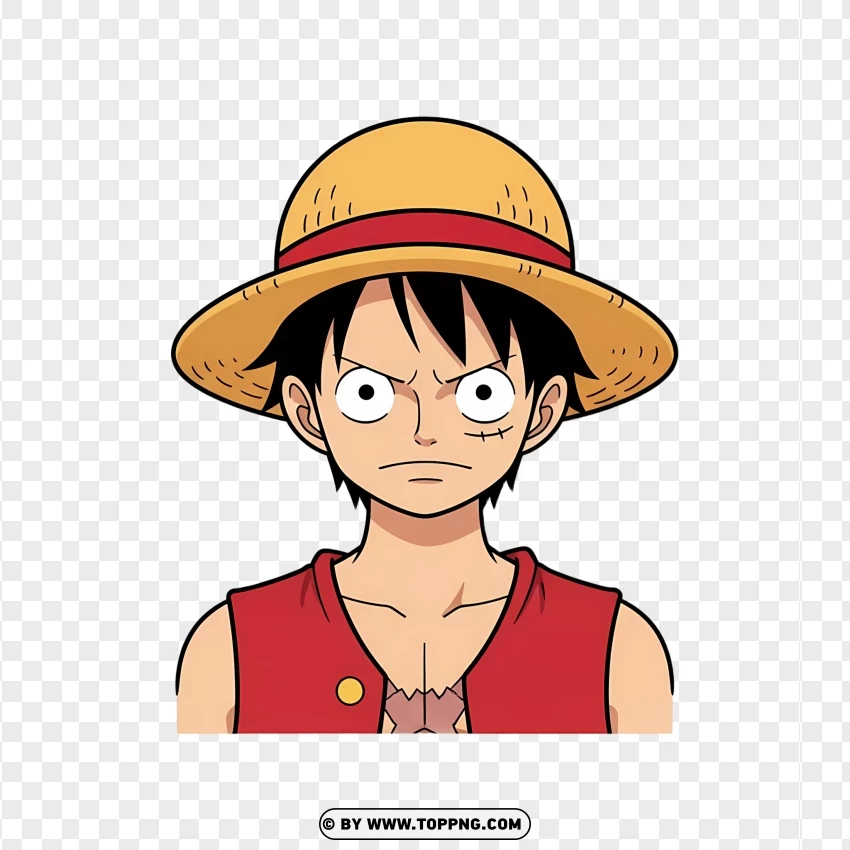 Luffy Icon PNG Transparent Background