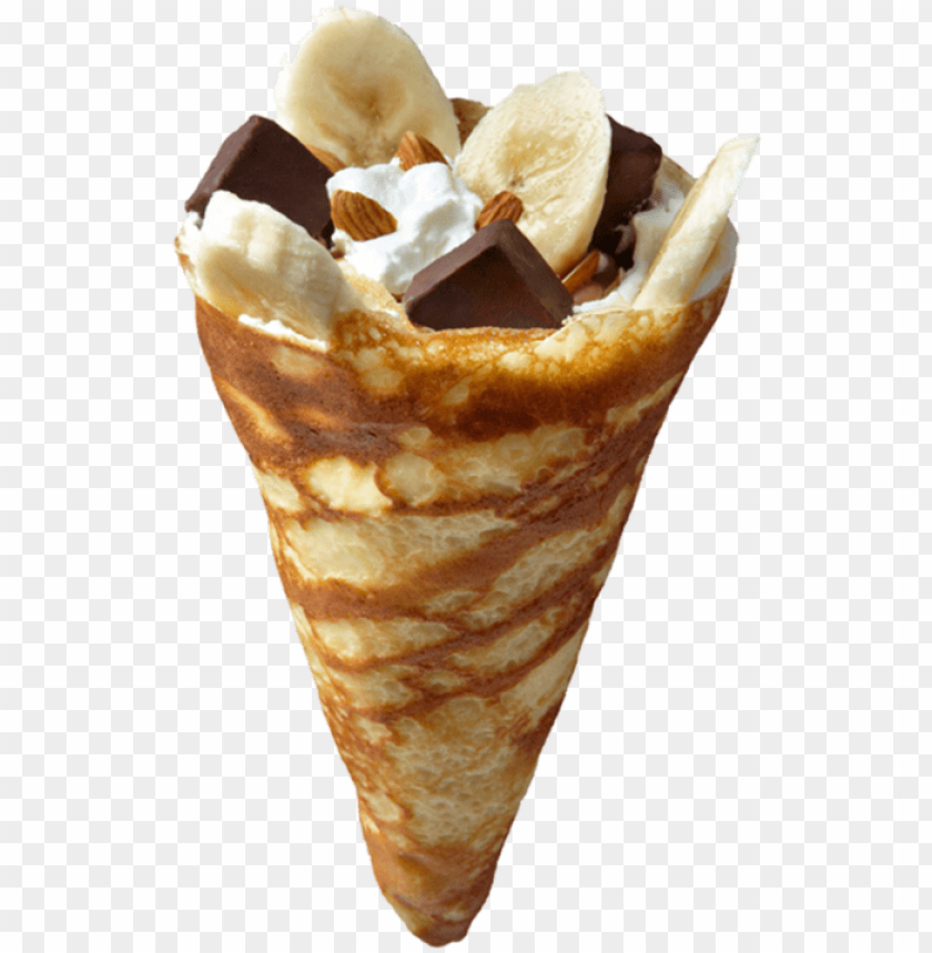 Luten Free Crepes Nyc Crepe Cone Png Image With Transparent Background Toppng