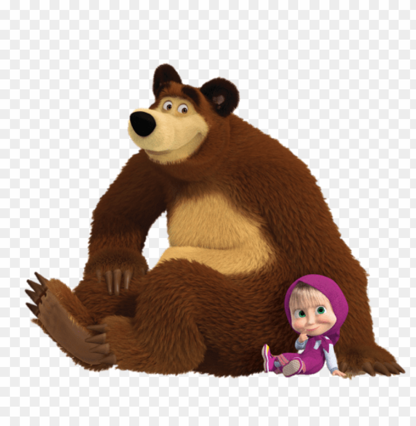 Macha E O Urso Png Image With Transparent Background Toppng