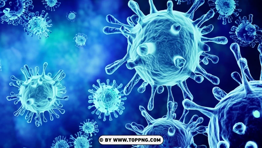Macro 3D Illustration Coronavirus Molecules in Blood, EG-5 ,COVID-19, Marburg Virus, Virus, Deadly, Pathogen