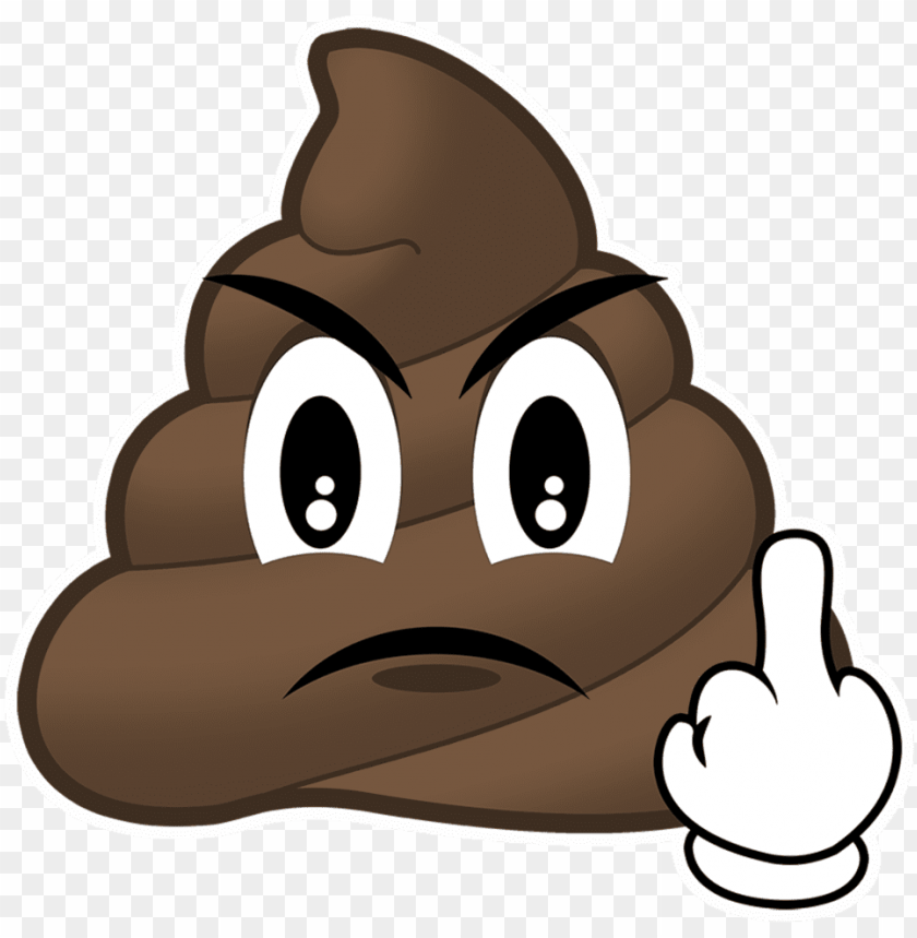 free PNG mad poop emoji - happy birthday poop emoji PNG image with transparent background PNG images transparent