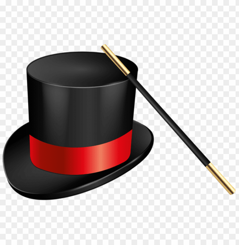 free PNG Download magic hat and magic wand clipart png photo   PNG images transparent