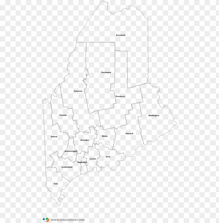 maine state maps maine counties blank ma PNG transparent with Clear Background ID 255913