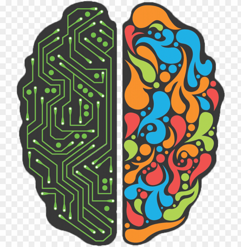 maintaining physical continuity while achieving digital left brain vs right brain PNG transparent with Clear Background ID 180092