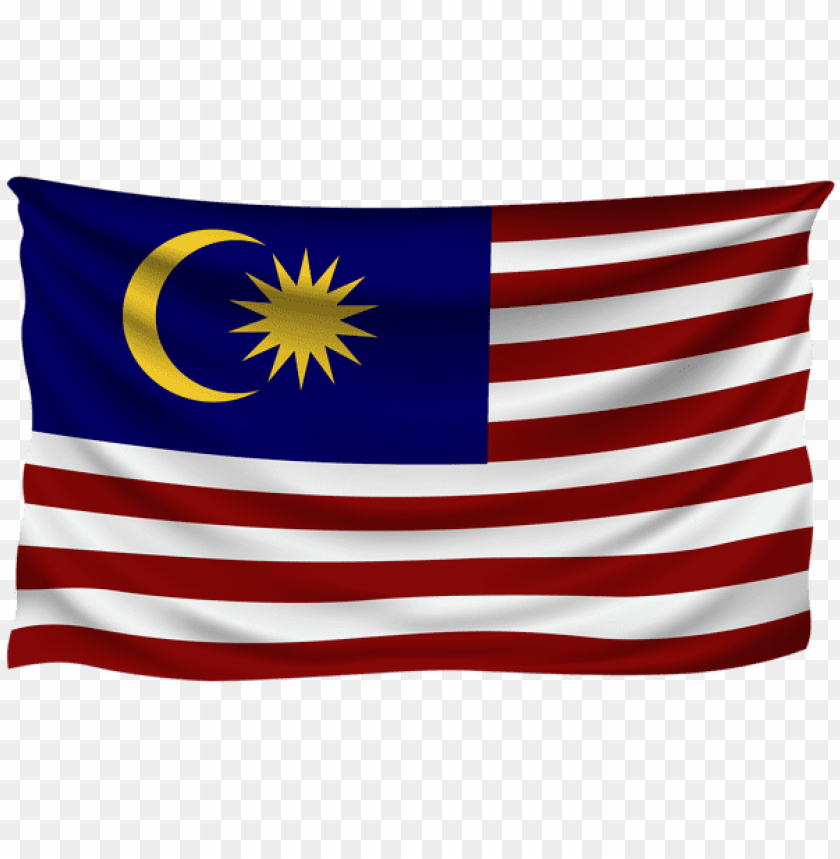 free PNG Download malaysia wrinkled flag clipart png photo   PNG images transparent
