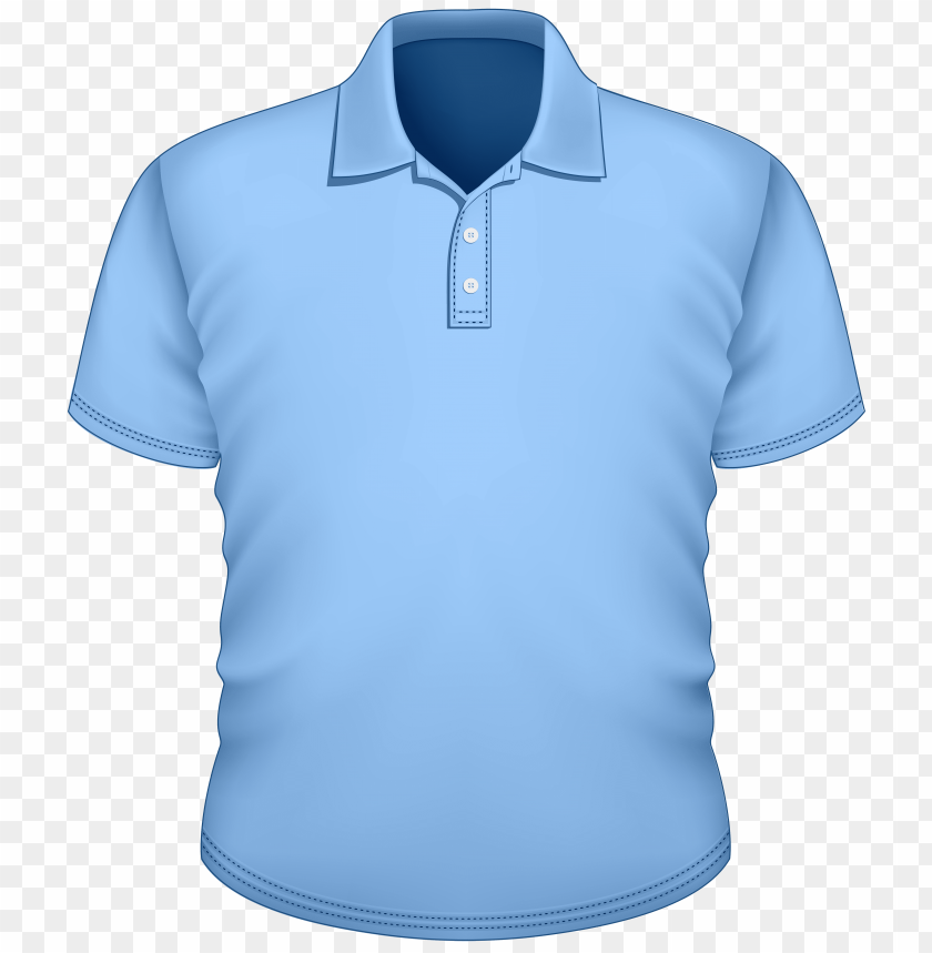 male blue shirt clipart png photo - 33211