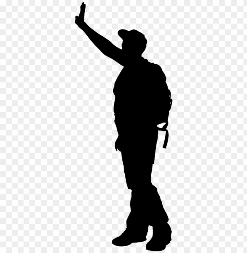 Transparent Male Tourist Silhouette PNG Image - ID 49149