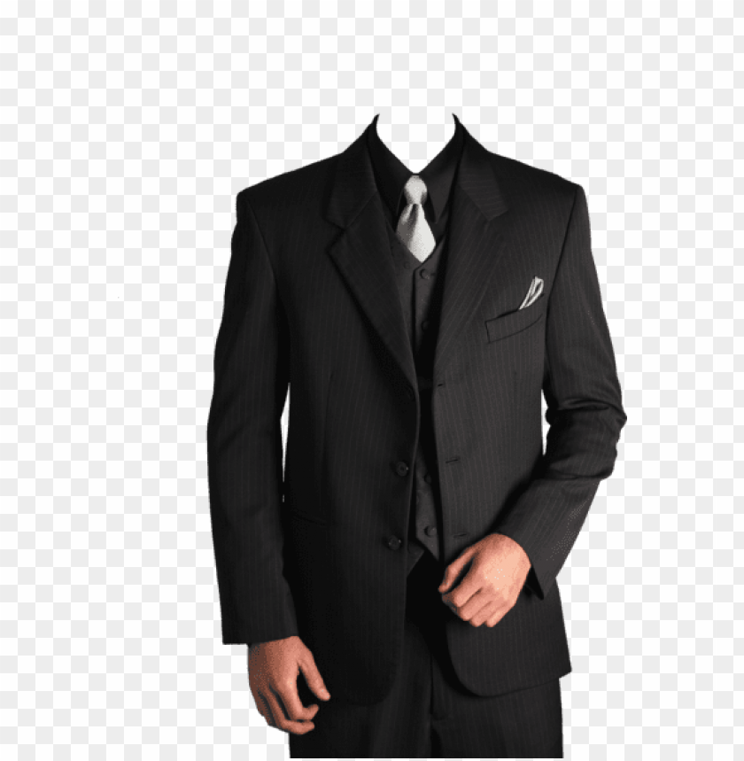 free PNG man in suit download transparent png image - black pinstripe suit black shirt PNG image with transparent background PNG images transparent