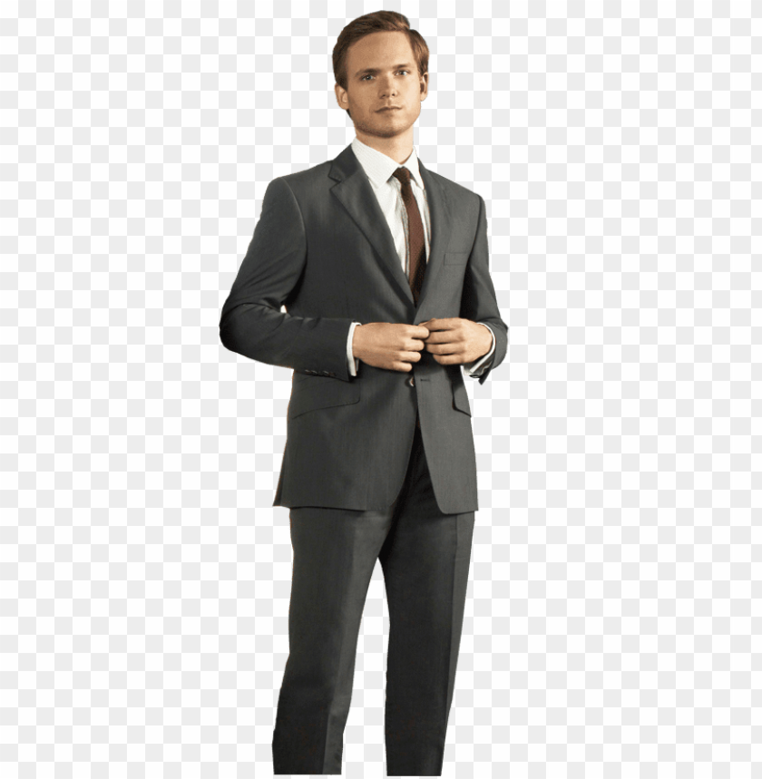Transparent Background PNG Image Of Man In Suit Standing - Image ID ...