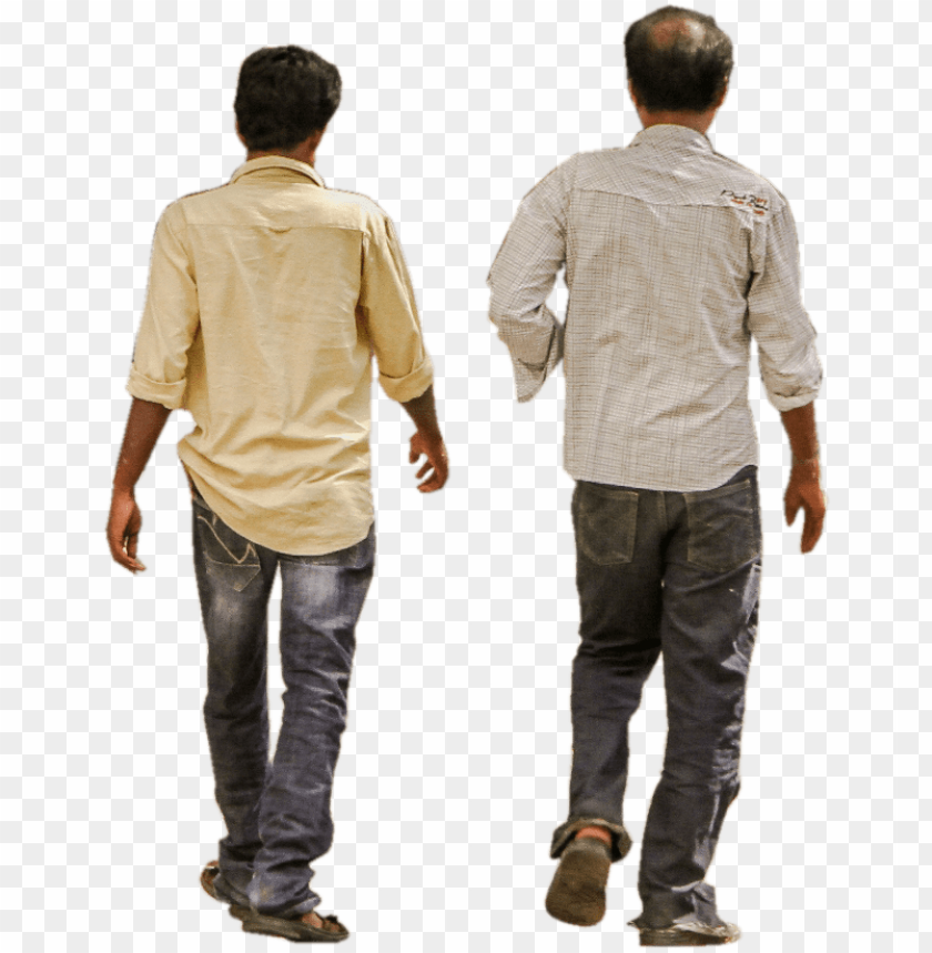 free PNG man men group walking back friends formal urban india - indian walking perso PNG image with transparent background PNG images transparent