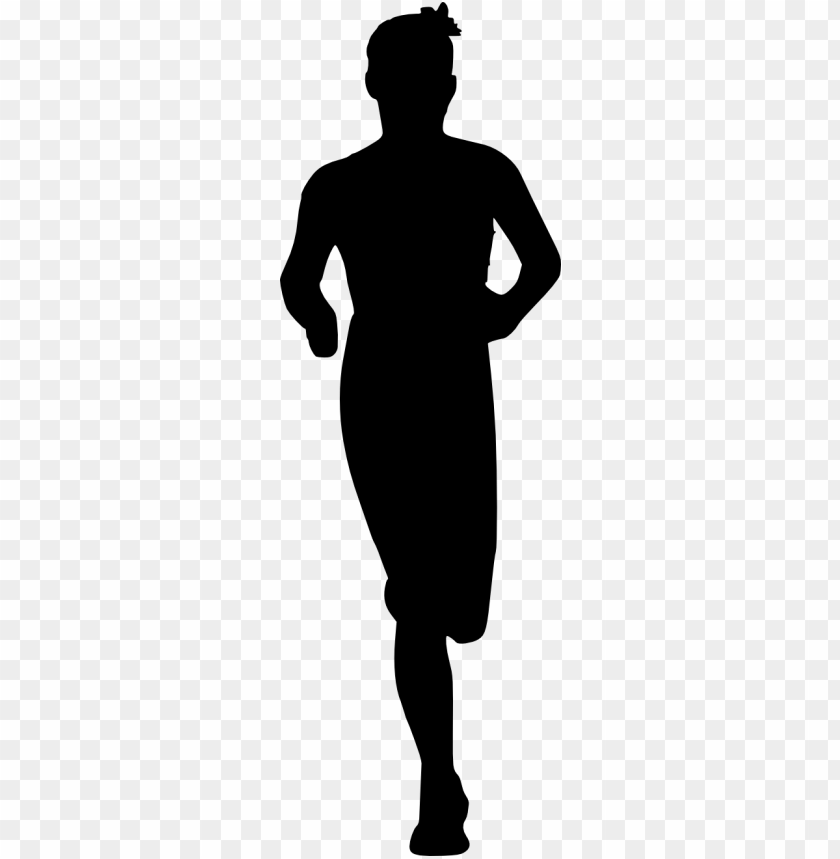 Transparent man running silhouette PNG Image - ID 4046