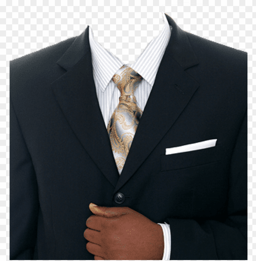 Black Suit Png Image - Suit And Dress Silhouette PNG Transparent