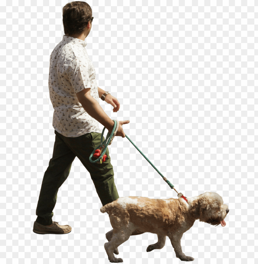 free PNG man walking with dog - person walking dog cutout PNG image with transparent background PNG images transparent