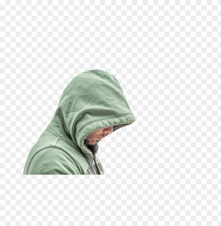 Download Man With Green Hoodie Png Images Background Toppng - black adidas hoodie green hood roblox