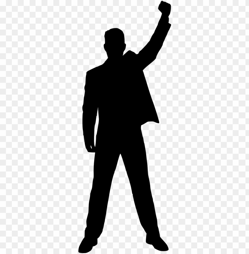 Manhand Up - Winning Hands Up Vector PNG Transparent Background