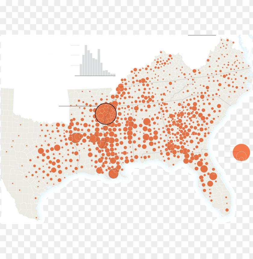 map of 73 years of lynchings nytimes lynching map of usa PNG transparent with Clear Background ID 395792