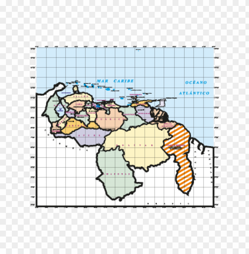  mapa politico de venezuela vector logo free - 464908