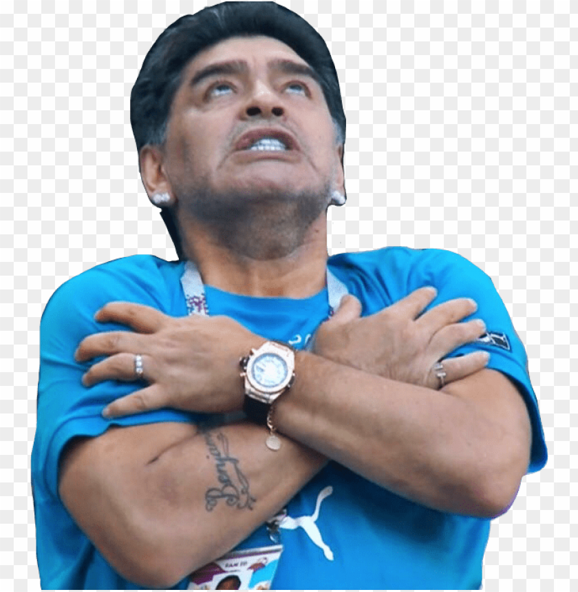 maradona sticker - diego maradona argentina nigeria PNG image with transparent background@toppng.com