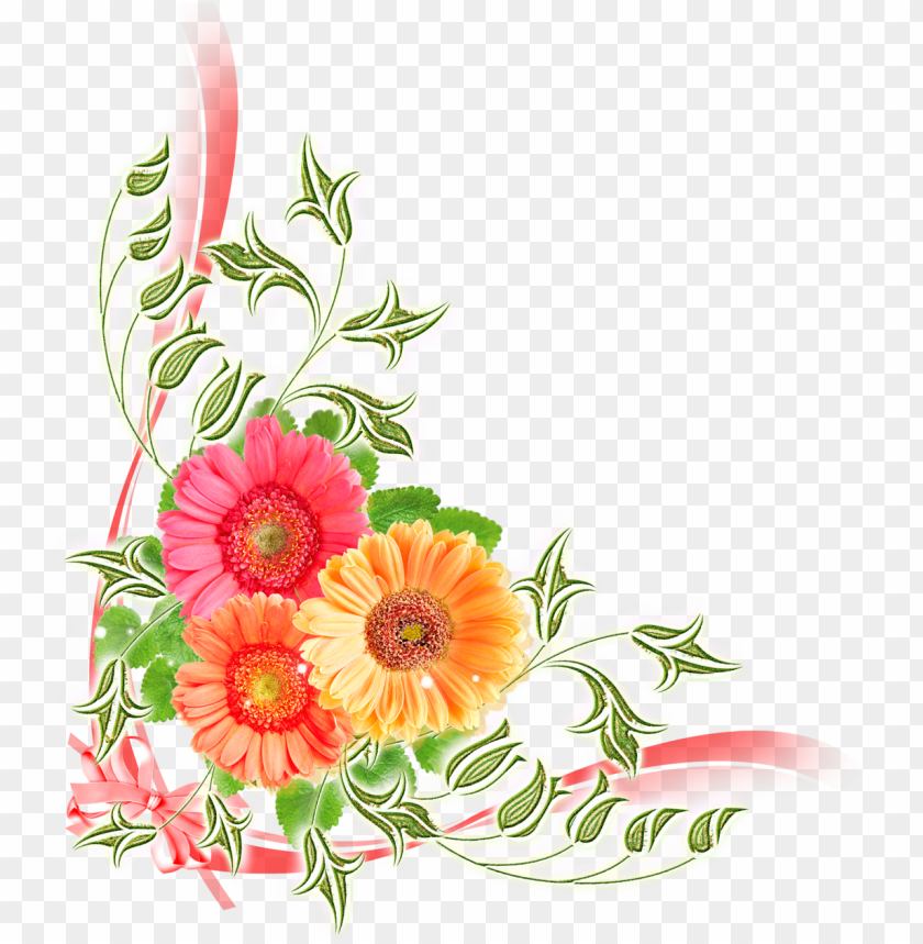 marcos para diapositivas con flores PNG image with transparent background |  TOPpng