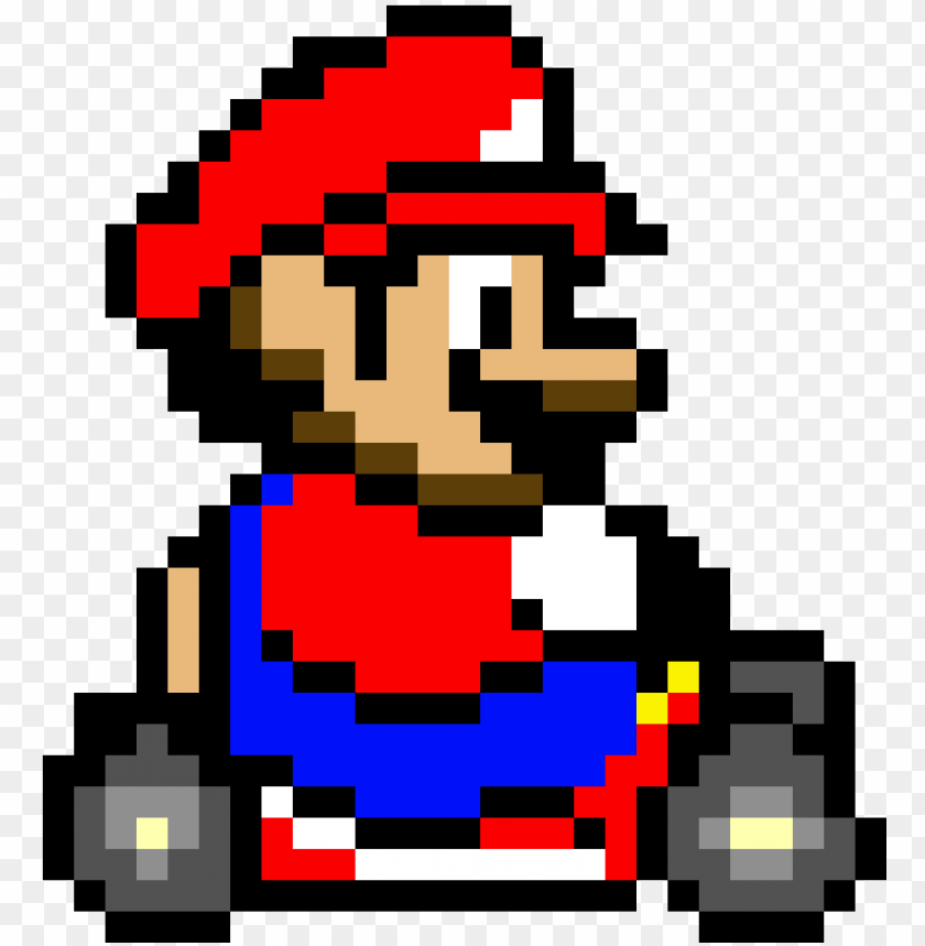 Mario Jump-man Mario - Super Mario Kart Pixel Mario PNG Transparent With Clear Background ID 183046