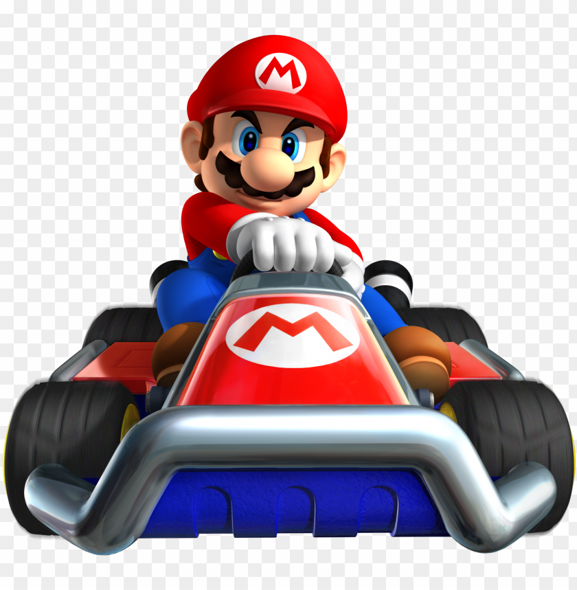 mario - mario in go kart PNG image with transparent background@toppng.com