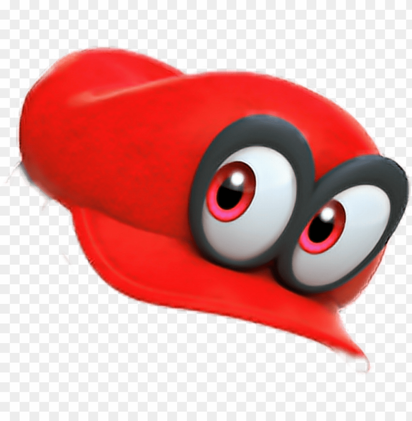 Mario Nintendo Super Mario Odyssey Hatfreetoedit - Mario Odyssey Cappy PNG Transparent With Clear Background ID 306638