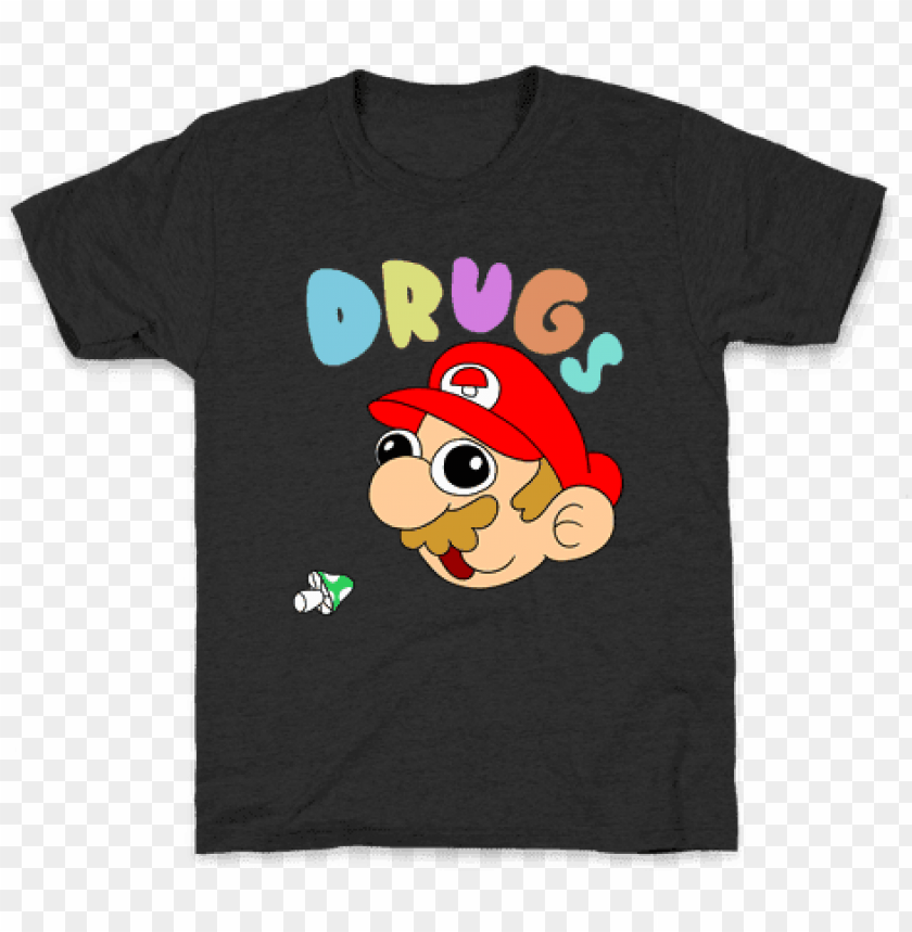 Mario On Drugs Kids T-shirt - Snake Eyes Gi Joe T Shirt PNG Transparent With Clear Background ID 228072