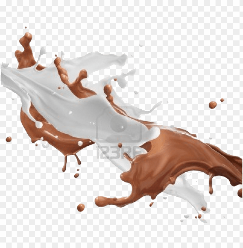 chocolate bar, paint, milk bottle, water splash, symbol, water, cow