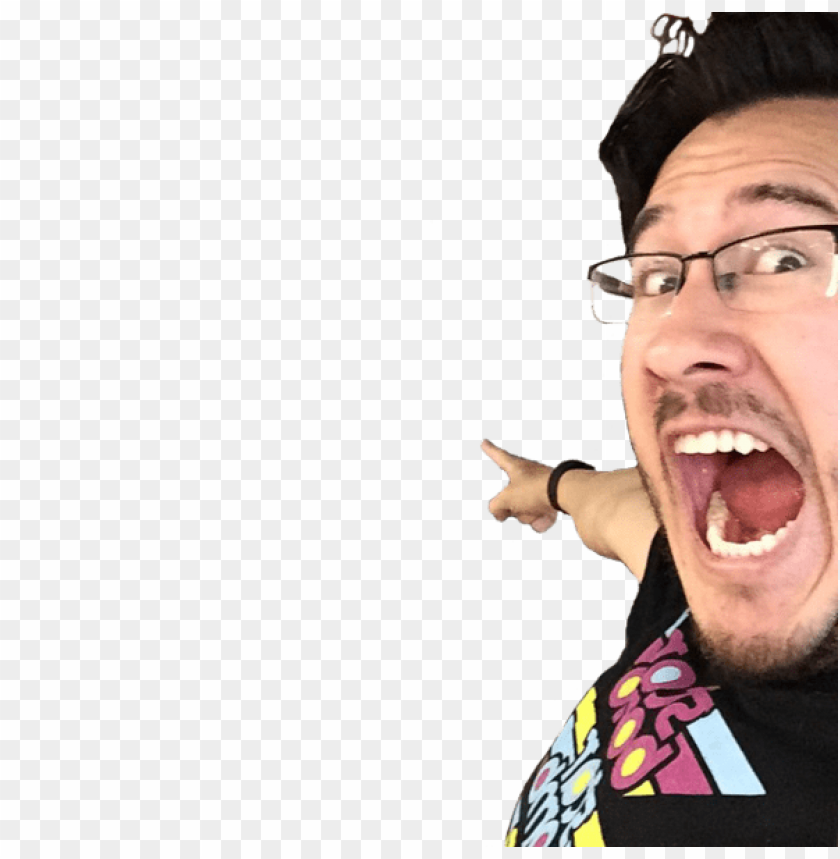markiplier face PNG image with transparent background.