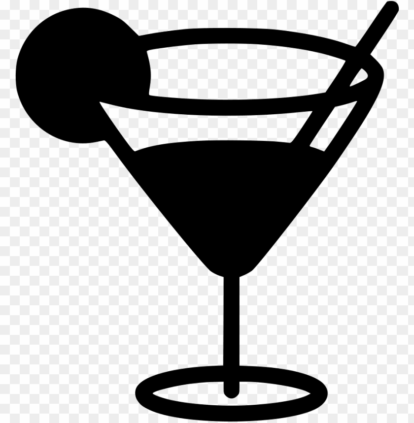 Martini Glass Vector Png Vector Freeuse Download - Drink Glass Sv PNG Transparent With Clear Background ID 273611