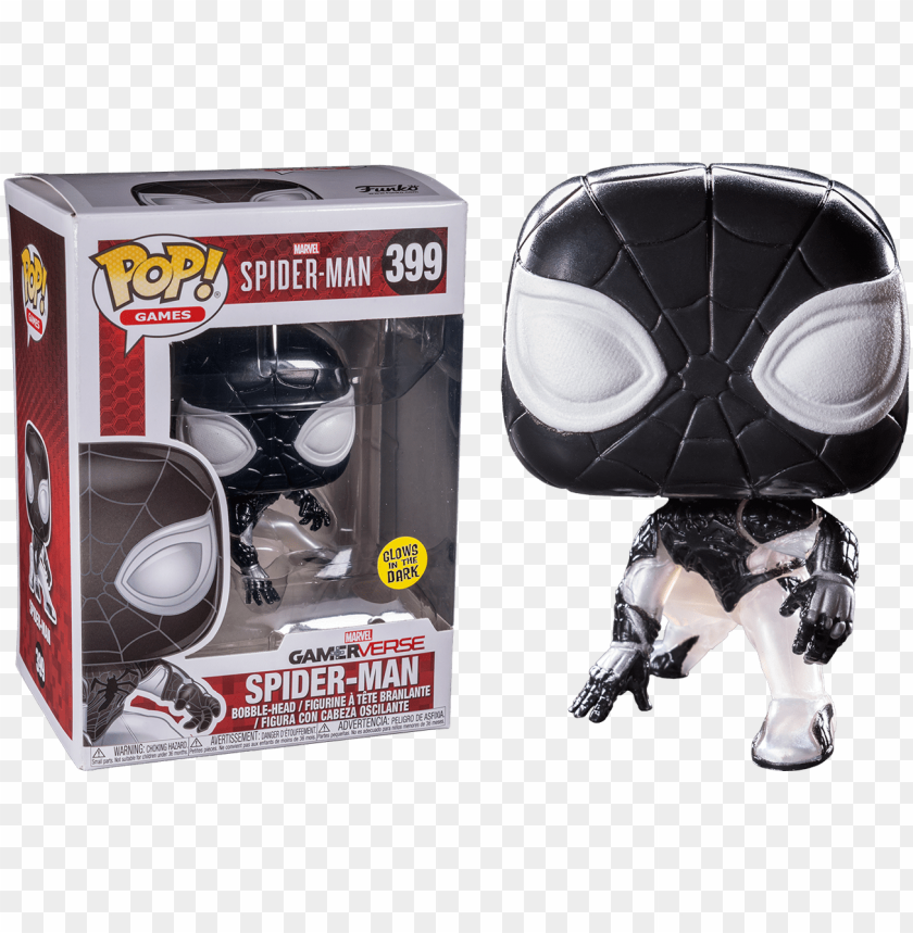 marvels spider man negative suit funko po PNG transparent with Clear Background ID 242882