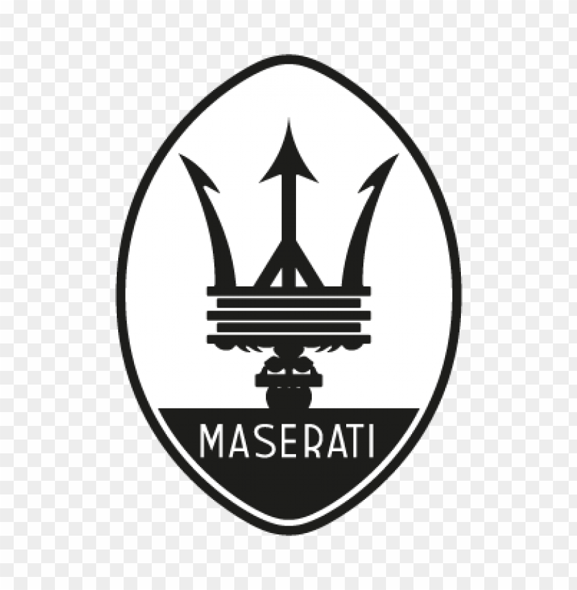  maserati black vector logo free download - 464789