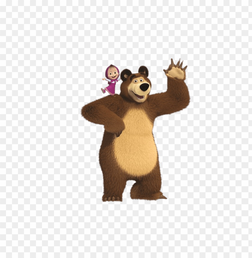 Download Masha On Bear S Shoulder Clipart Png Photo Toppng - zombie shoulder sloth roblox png image with transparent