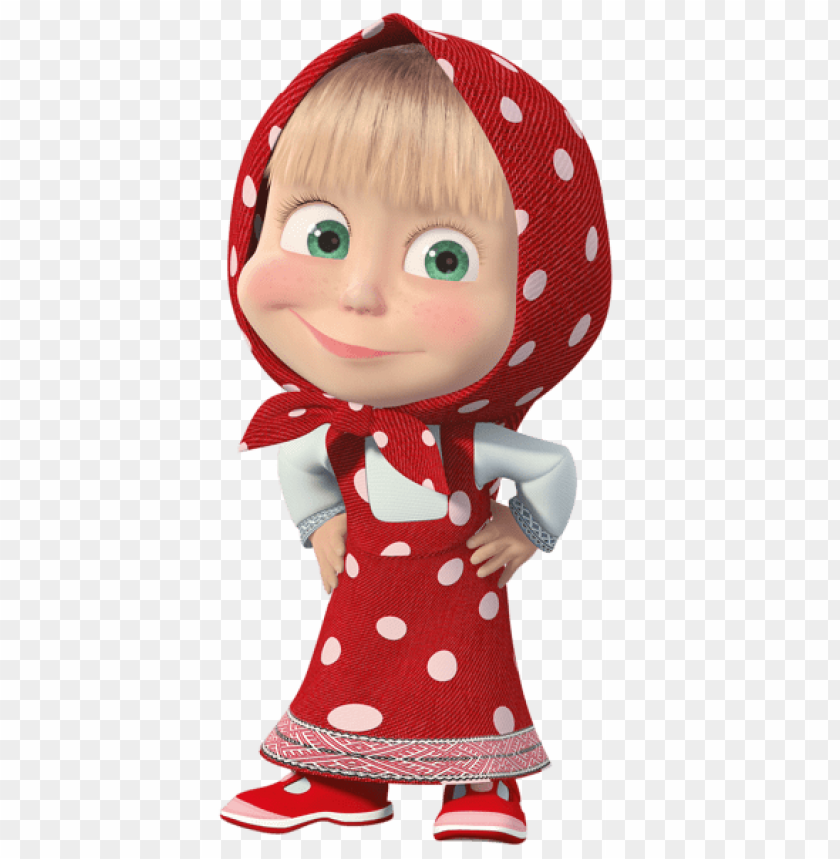 Download Masha With Red Dress Transparent Clipart Png Photo Toppng - fancy red dress roblox