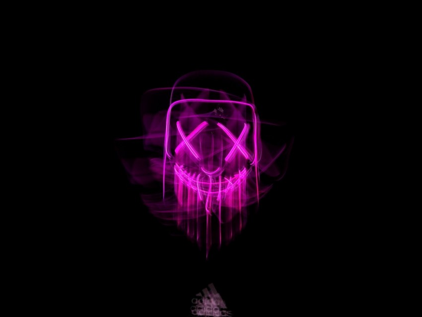 Mask Neon Blur Glow Darkness Background Toppng - obito mask texture roblox