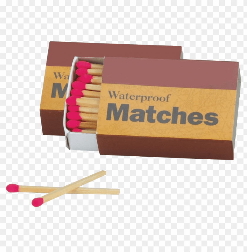
matches
, 
fire
, 
small wooden sticks
, 
stiff paper
, 
head
, 
match box
