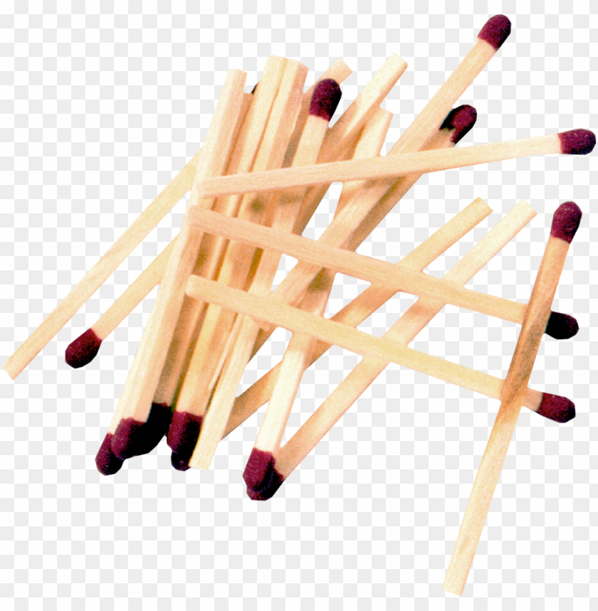 
matches
, 
fire
, 
small wooden sticks
, 
stiff paper
, 
head
