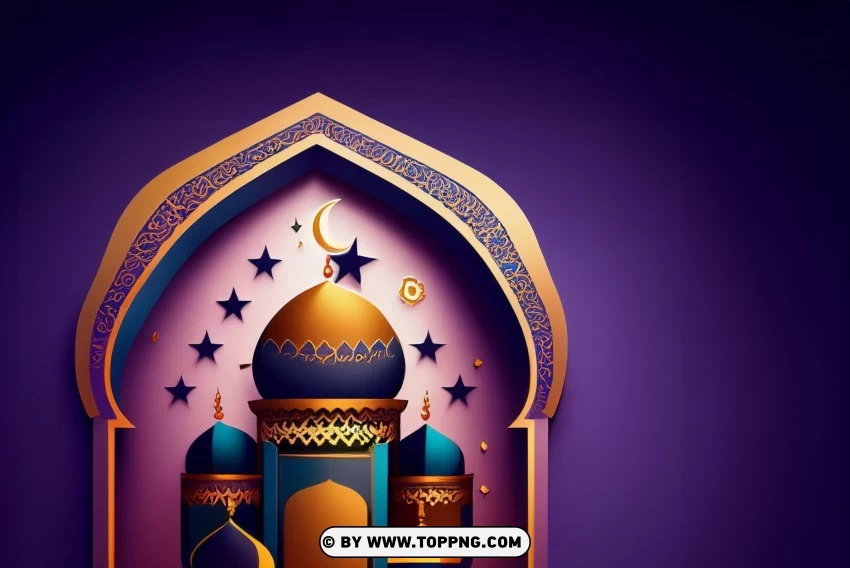 Mawlid Al Nabi Islamic Design Template For Prophet Muhammad Birthday Image
