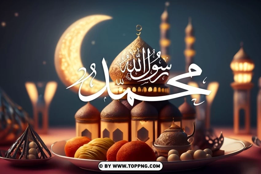 Mawlid Al-Nabi Vector Graphics Exquisite Islamic Background